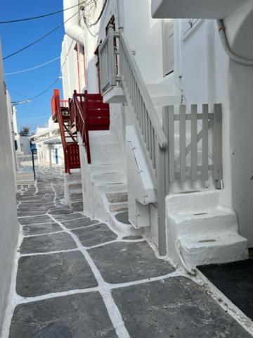 Traditional Myconian Studio In The Heart Of Chora Mykonos Town Eksteriør bilde